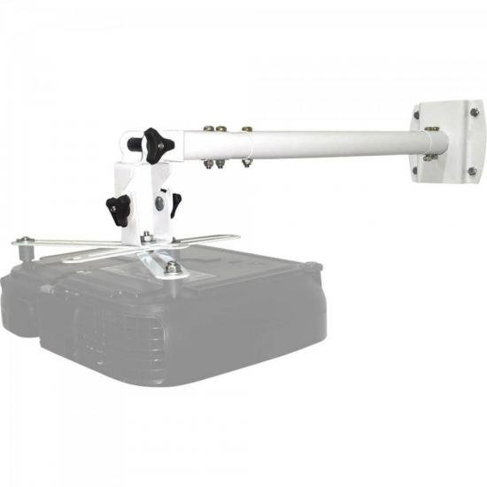 Suporte de Teto e Parede para Projetor SBRP756 Branco Brasforma por 129,00 à vista no boleto/pix ou parcele em até 5x sem juros. Compre na loja Mundomax!