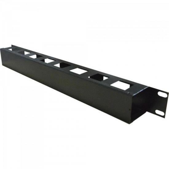 Organizador de Cabos 19\" 1U MAX por 0,00 à vista no boleto/pix ou parcele em até 1x sem juros. Compre na loja Mundomax!