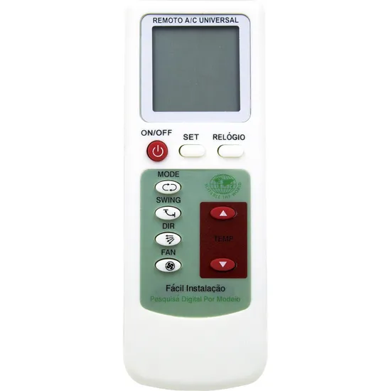 Controle Remoto para Ar Condicionado Inteligente One Touch 01310 (67525)