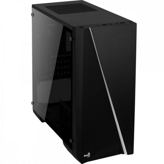 Gabinete Gamer Aerocool Mini Cylon Preto RGB Lateral Acrílico por 334,00 à vista no boleto/pix ou parcele em até 10x sem juros. Compre na loja Mundomax!