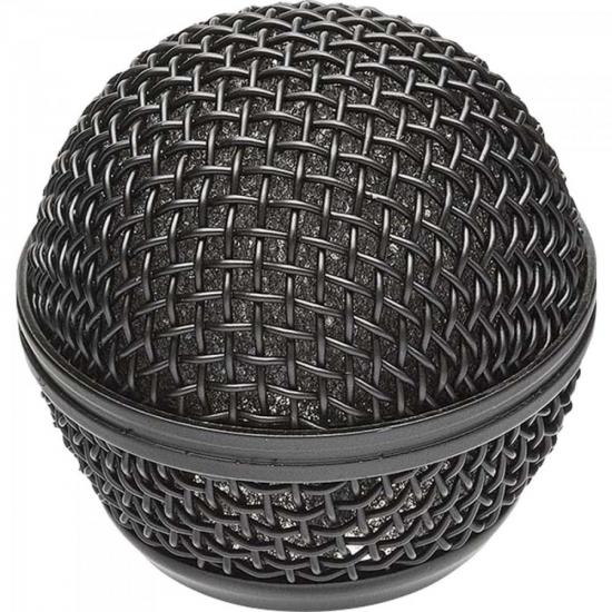 Globo Metálico para Microfone 50mm Preto MXT (67551)