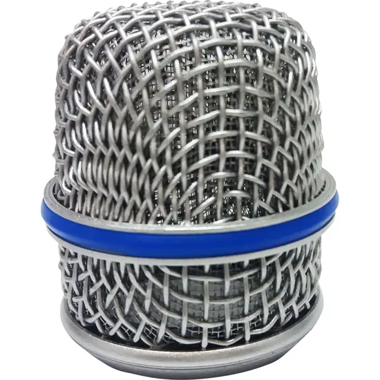 Globo Metálico para Microfone 47mm BTM57 Prata MXT (67553)