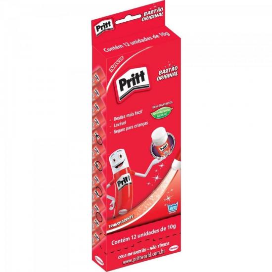 Cola Bastão 10g Caixa Display PRITT por 0,00 à vista no boleto/pix ou parcele em até 1x sem juros. Compre na loja Mundomax!