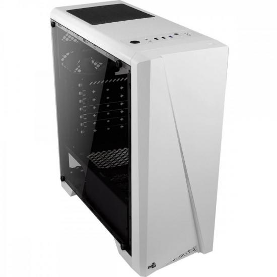 Gabinete Gamer Aerocool Cylon Branco RGB Lateral Acrílico por 354,73 à vista no boleto/pix ou parcele em até 10x sem juros. Compre na loja Aerocool!