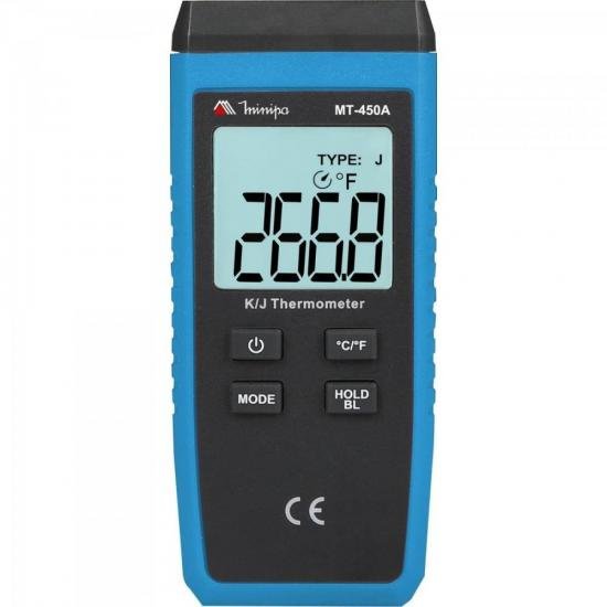 Termomêtro Digital MT - 450A Azul MINIPA por 198,90 à vista no boleto/pix ou parcele em até 7x sem juros. Compre na loja Mundomax!