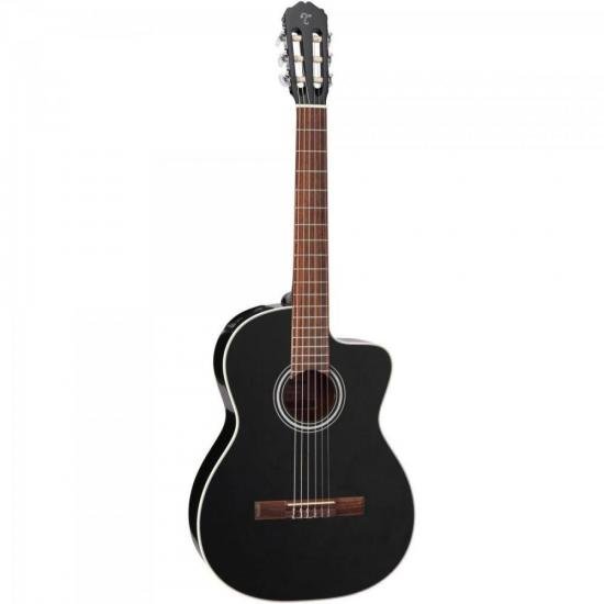 Violão TAKAMINE Eletroacústico Nylon GC1CEBK Preto por 0,00 à vista no boleto/pix ou parcele em até 1x sem juros. Compre na loja Mundomax!
