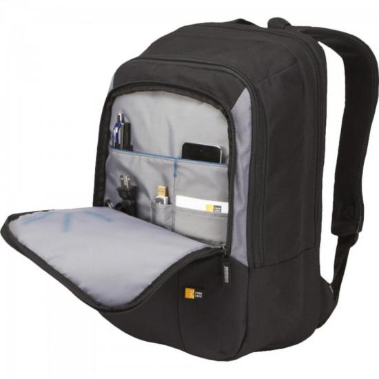 Mochila para Notebook 17\" VNB217 Preto CASE LOGIC por 0,00 à vista no boleto/pix ou parcele em até 1x sem juros. Compre na loja Mundomax!