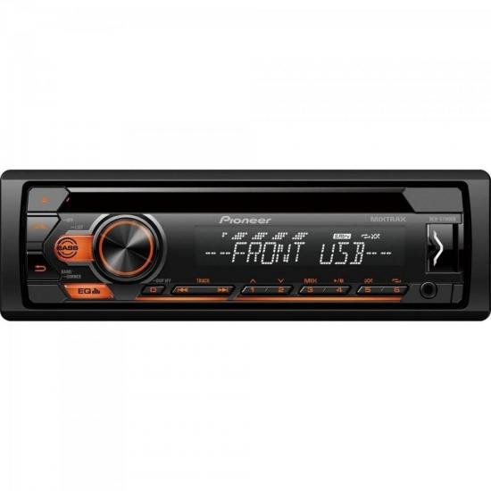 CD Player CD/USB/FM DEHS1180UB Preto PIONEER por 0,00 à vista no boleto/pix ou parcele em até 1x sem juros. Compre na loja Mundomax!