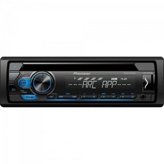 CD Player CD/USB/FM DEHS1180UB Preto PIONEER por 0,00 à vista no boleto/pix ou parcele em até 1x sem juros. Compre na loja Mundomax!