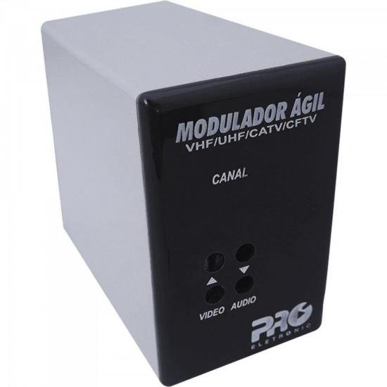 Modulador Ágil UHF/CATV/CFTV PQMO-2600G2 PROELETRONIC por 0,00 à vista no boleto/pix ou parcele em até 1x sem juros. Compre na loja Mundomax!