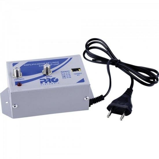 Amplificador de Linha VHF/UHF PQAL-2500G2 PROELETRONIC por 104,90 à vista no boleto/pix ou parcele em até 4x sem juros. Compre na loja Mundomax!