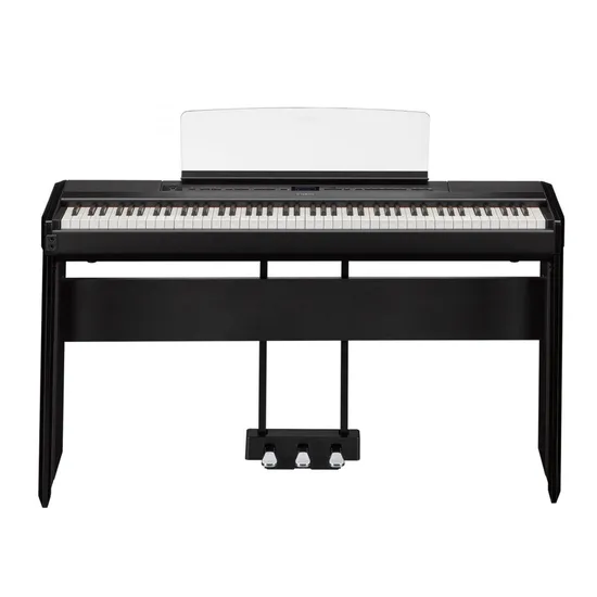 Kit Piano Digital YAMAHA P515B Preto + Acessórios (67867)