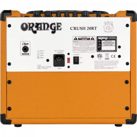 Cubo Amplificador para Guitarra 20W Crush 20 ORANGE por 0,00 à vista no boleto/pix ou parcele em até 1x sem juros. Compre na loja Mundomax!