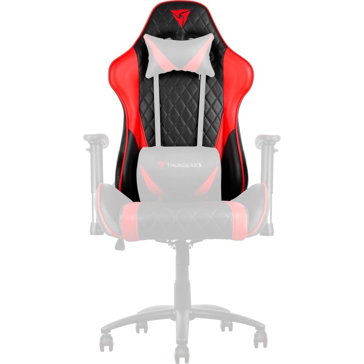 Encosto Para Cadeira TGC15 Preto/Vermelho ThunderX3 - Thunderx3