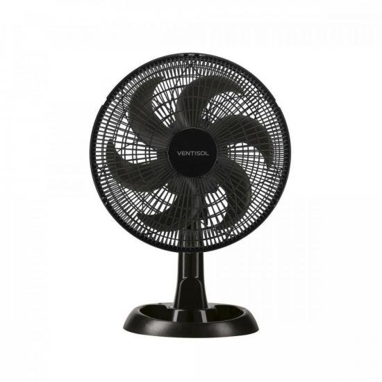 Ventilador de Mesa 30cm 220V Eco Turbo Preto VENTISOL por 0,00 à vista no boleto/pix ou parcele em até 1x sem juros. Compre na loja Mundomax!