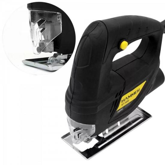 Serra Elétrica Tico Tico 500W 220V GYST500 Preto HAMMER por 0,00 à vista no boleto/pix ou parcele em até 1x sem juros. Compre na loja Mundomax!