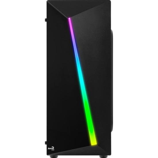Gabinete Gamer Aerocool Shard Preto RGB Lateral Acrílico por 465,00 à vista no boleto/pix ou parcele em até 10x sem juros. Compre na loja Mundomax!