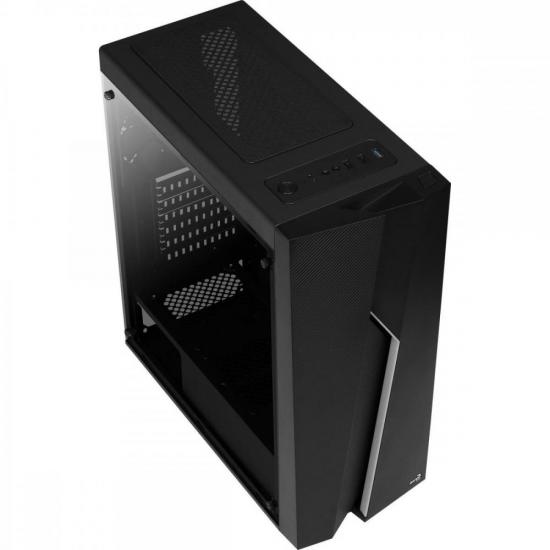 Gabinete Gamer Aerocool Bolt Preto RGB Lateral Acrílico por 389,00 à vista no boleto/pix ou parcele em até 10x sem juros. Compre na loja Mundomax!