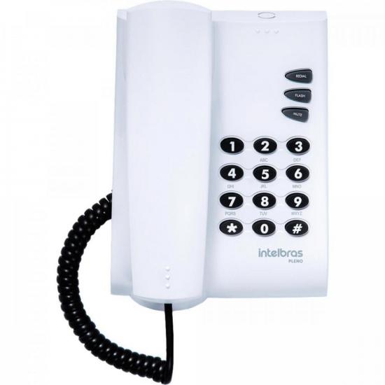 Telefone Intelbras Pleno Sem Chave PPB Branco (68022)