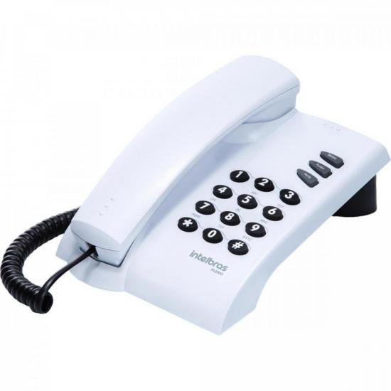 Telefone Intelbras Pleno Sem Chave PPB Branco por 57,00 à vista no boleto/pix ou parcele em até 2x sem juros. Compre na loja Mundomax!