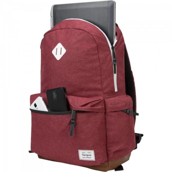 Mochila para Notebook 15.6\" Strata II TSB93603 Borgonha TARGUS por 171,90 à vista no boleto/pix ou parcele em até 6x sem juros. Compre na loja Mundomax!