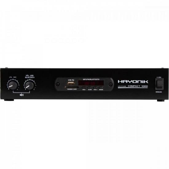 Amplificador Hayonik Compact 1000 80W RMS Com Bluetooth (68140)