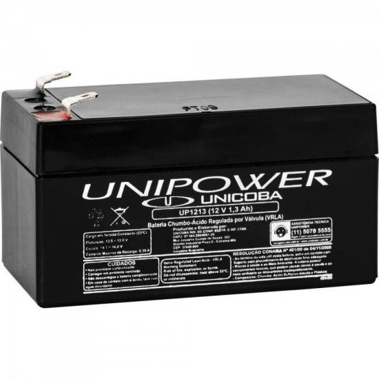 Bateria Selada 12V/1,3A UP1213 UNIPOWER por 66,90 à vista no boleto/pix ou parcele em até 2x sem juros. Compre na loja Mundomax!