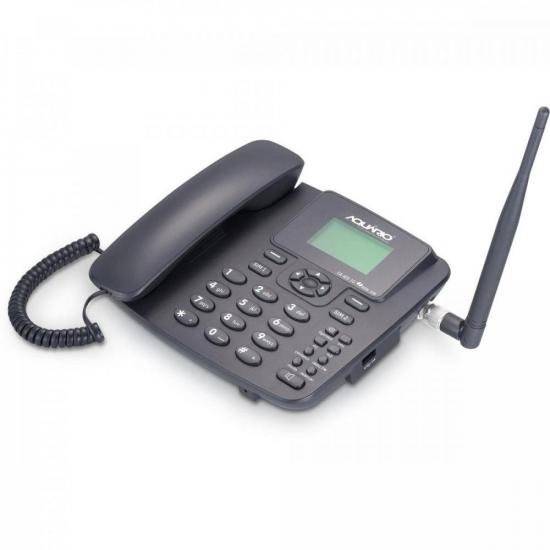 Telefone Celular Fixo CA42-S 3G Preto AQUARIO (68239)
