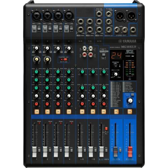 Mesa de Som Yamaha MG10XUF 110V Preta (68253)