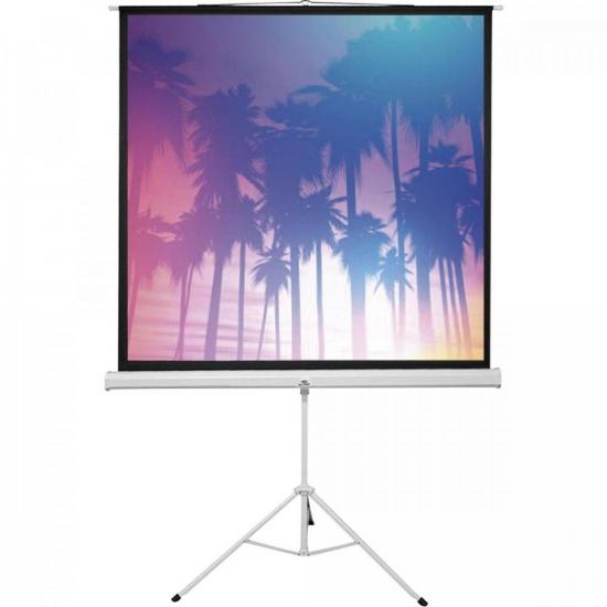 Tela de Projeção Com Tripé Sumay TTQS110 2,00x2,00m por 799,00 à vista no boleto/pix ou parcele em até 10x sem juros. Compre na loja Mundomax!