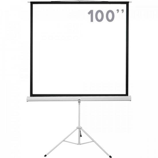 Tela de Projeção Com Tripé Sumay TTQS100 1,80X1,80m por 799,00 à vista no boleto/pix ou parcele em até 10x sem juros. Compre na loja Mundomax!