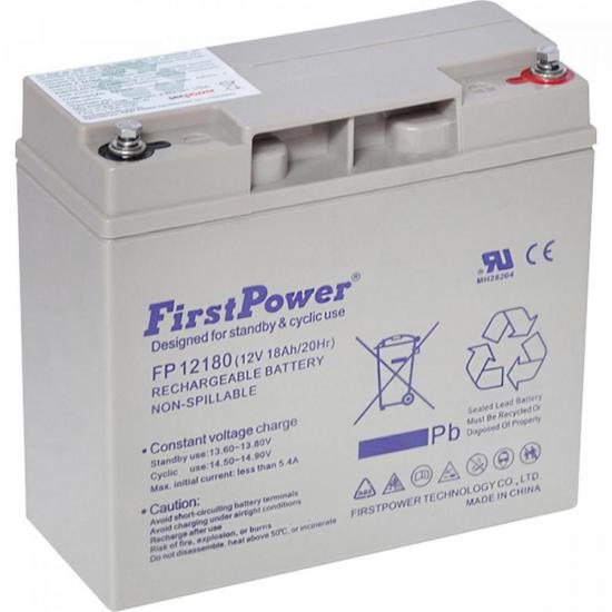 Bateria Selada FP12180 FIRSTPOWER por 0,00 à vista no boleto/pix ou parcele em até 1x sem juros. Compre na loja Mundomax!