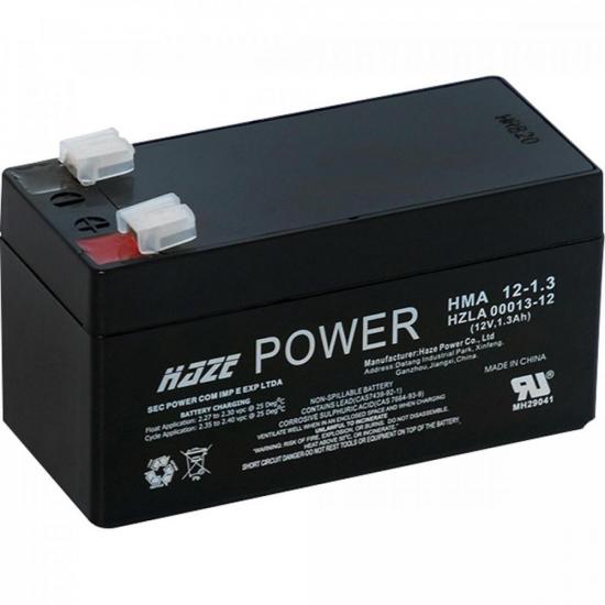 Bateria Selada HMA12-1,3AH HAZEPOWER por 0,00 à vista no boleto/pix ou parcele em até 1x sem juros. Compre na loja Mundomax!