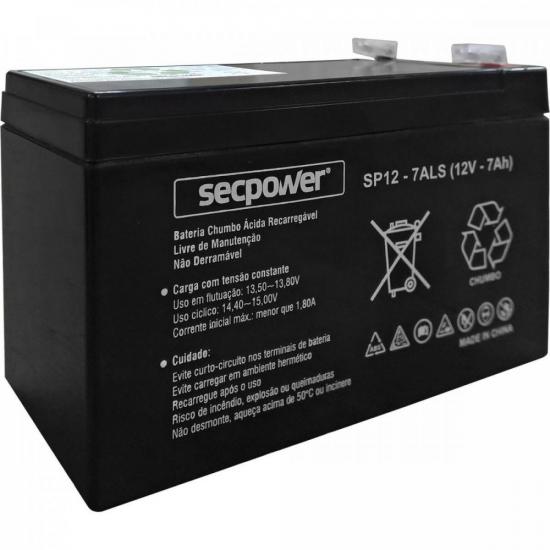 Bateria Selada SP1270ALS SECPOWER por 93,90 à vista no boleto/pix ou parcele em até 3x sem juros. Compre na loja Mundomax!