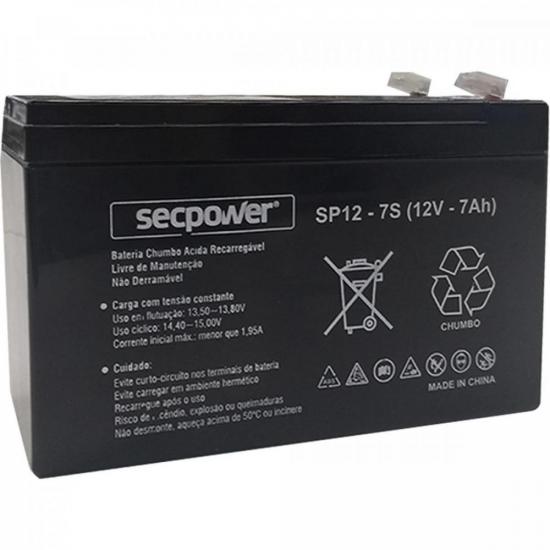 Bateria Selada SP12-7A SECPOWER por 98,90 à vista no boleto/pix ou parcele em até 3x sem juros. Compre na loja Mundomax!