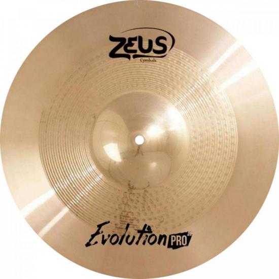 Prato 18\" Evolut Pro Crash ZEPC18 ZEUS por 0,00 à vista no boleto/pix ou parcele em até 1x sem juros. Compre na loja Mundomax!