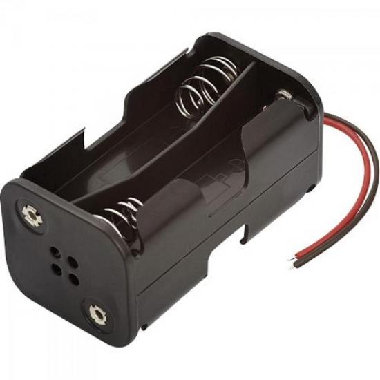 Porta Pilhas 4 Pilhas Pequena Quadrado GENÉRICO por 0,00 à vista no boleto/pix ou parcele em até 1x sem juros. Compre na loja Mundomax!