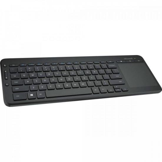 Teclado sem Fio All-In-One N9Z0000 Preto MICROSOFT por 0,00 à vista no boleto/pix ou parcele em até 1x sem juros. Compre na loja Mundomax!