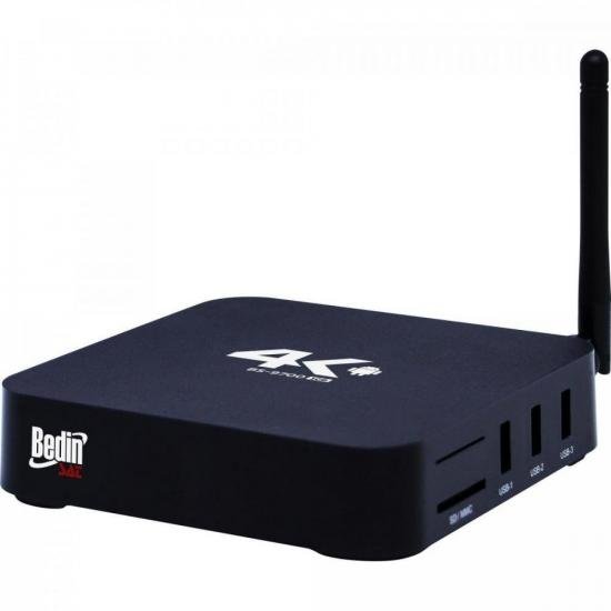 Smart Box Android BS9700 1GB 4K BEDINSAT por 0,00 à vista no boleto/pix ou parcele em até 1x sem juros. Compre na loja Mundomax!
