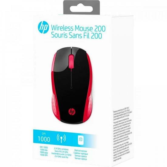 Mouse Sem Fio HP X200 OMAN 1000 DPI Vermelho por 45,99 à vista no boleto/pix ou parcele em até 1x sem juros. Compre na loja Mundomax!
