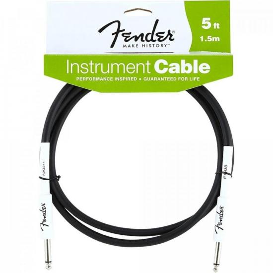 Cabo P/ Instrumentos 1,5M Performance FENDER Preto por 0,00 à vista no boleto/pix ou parcele em até 1x sem juros. Compre na loja Mundomax!