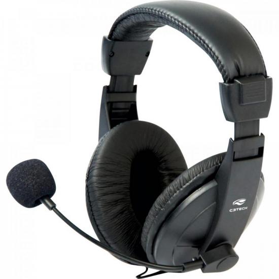 Fone Com Microfone Voicer Comfort MI-2260ARC Preto C3TECH por 0,00 à vista no boleto/pix ou parcele em até 1x sem juros. Compre na loja Mundomax!