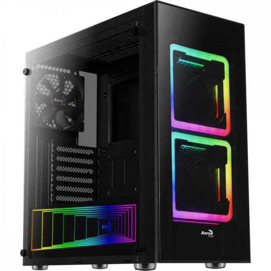 Gabinete Gamer Mid Tower Tor RGB AEROCOOL (68506)