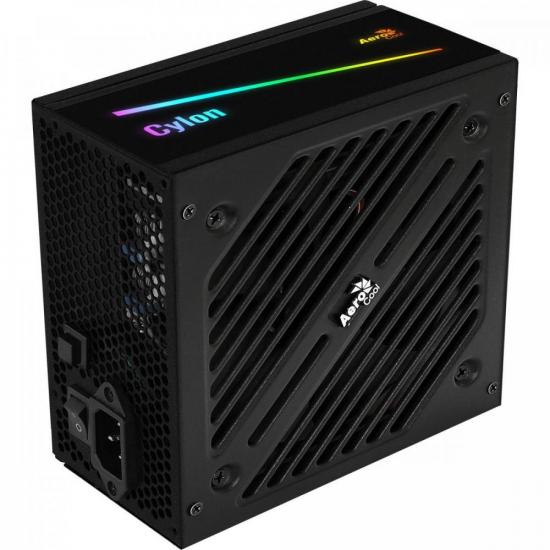 Fonte Gamer ATX Aerocool Cylon 500W 80 Plus Bronze Full Range APFC por 478,90 à vista no boleto/pix ou parcele em até 10x sem juros. Compre na loja Mundomax!