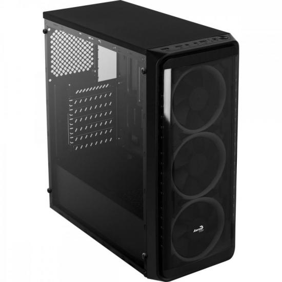 Gabinete Gamer Aerocool Window Preto RGB Lateral Acrílico por 516,02 à vista no boleto/pix ou parcele em até 10x sem juros. Compre na loja Aerocool!