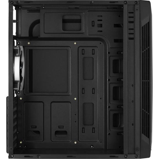 Gabinete Gamer Aerocool Split Preto RGB Lateral Vidro por 384,69 à vista no boleto/pix ou parcele em até 10x sem juros. Compre na loja Aerocool!