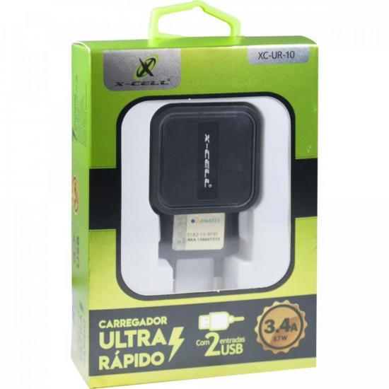Carregador Ultra 2 USB 3.4 XC-UR10 X-Cell Flex por 29,00 à vista no boleto/pix ou parcele em até 1x sem juros. Compre na loja Mundomax!
