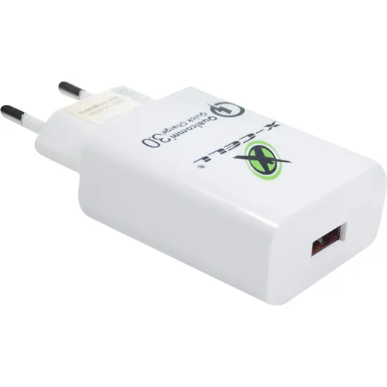 Carregador Turbo USB 4.2 XC-UR9 Quick Charge Branco X-Cell Flex (68606)