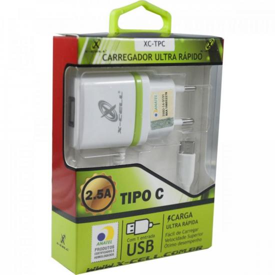 Carregador Ultra XC-TPC Tipe C Branco X-Cell por 25,99 à vista no boleto/pix ou parcele em até 1x sem juros. Compre na loja Mundomax!
