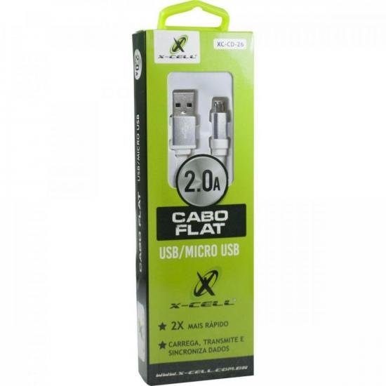 Cabo Turbo USB 1m 2.0A Micro USB X-Cell Flex por 13,99 à vista no boleto/pix ou parcele em até 1x sem juros. Compre na loja Mundomax!